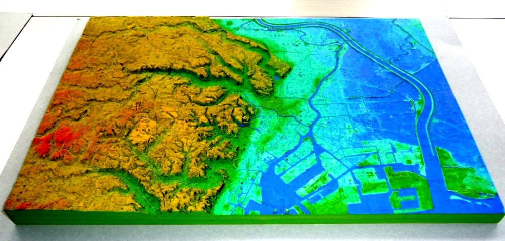 立体模型を作る 地理院地図編