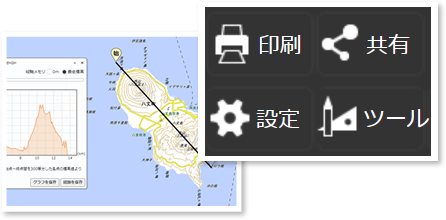 地理院地図で使うことのできる機能一覧 地理院地図の使い方 国土地理院