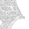 地形分類（白黒）
