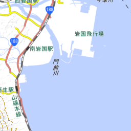 みんなの知識 ちょっと便利帳 隣接都道府県 隣接県 広島県と山口県の県境 瀬戸内海の甲島 かぶとじま を国土地理院の地図で見る