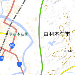 森林情報マップ 由利本荘市