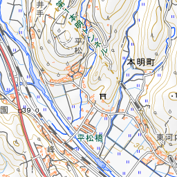 本明川 ほんみょうがわ 長崎県 川の地図