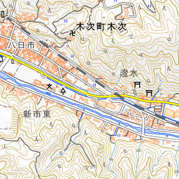 斐伊川 ひいがわ 島根県 川の地図