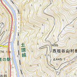 V字谷 等高線 徳島県の地形図 旅の情報 地理の世界から V字谷 等高線 徳島県の地形図 旅の情報 地理の世界から