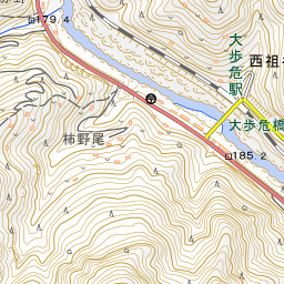 V字谷 等高線 徳島県の地形図 旅の情報 地理の世界から V字谷 等高線 徳島県の地形図 旅の情報 地理の世界から