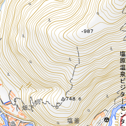 箒川 ほうきがわ 栃木県 川の地図