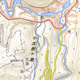 箒川 ほうきがわ 栃木県 川の地図
