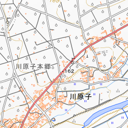 乱川 みだれがわ 山形県 川の地図