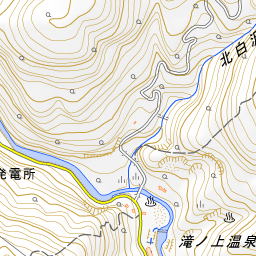 葛根田川 かっこんだがわ 岩手県 川の地図