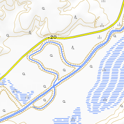 猿払川 さるふつがわ 北海道宗谷 川の地図