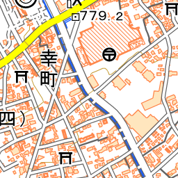 岡谷市役所と活断層 糸魚川 静岡構造線