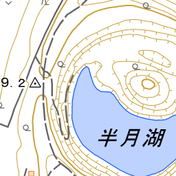 半月湖 北海道style